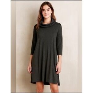 Anthropologie Saturday Sunday Shift Dress Womens Large Gray‎ Pullover Minimalist